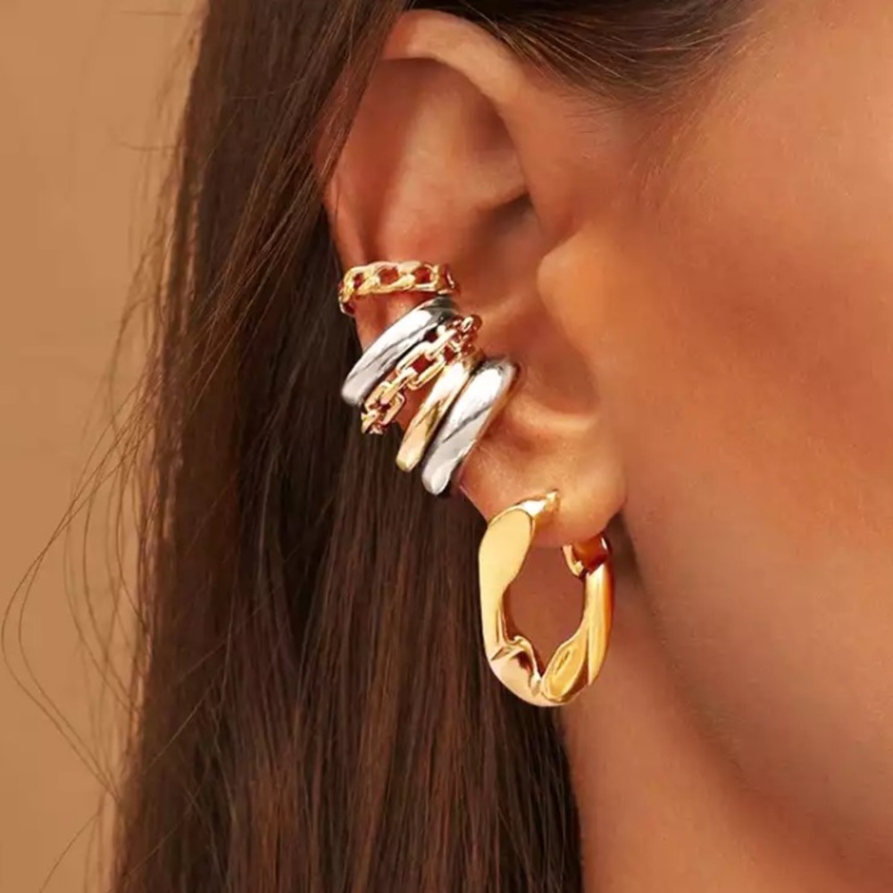 Michel Curb Chain Ear Cuff Set! - Picture 7 of 8